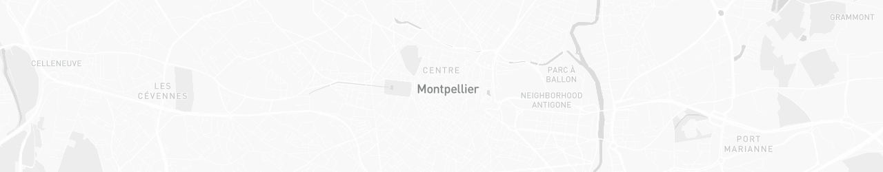Map of Montpellier