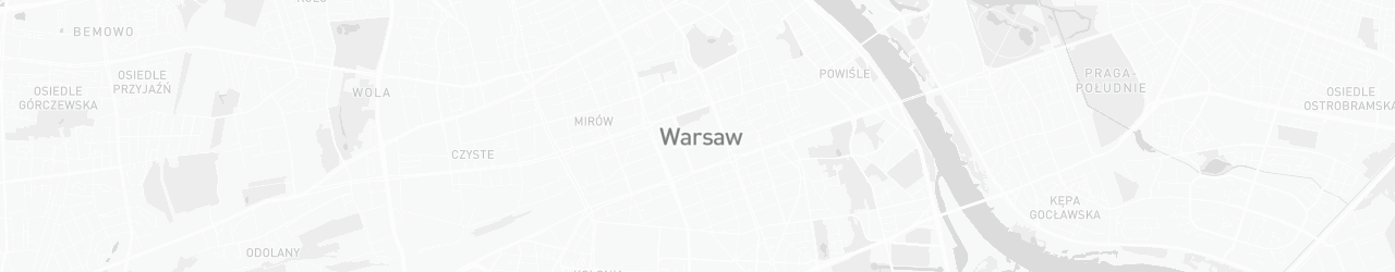 Map of Warsaw