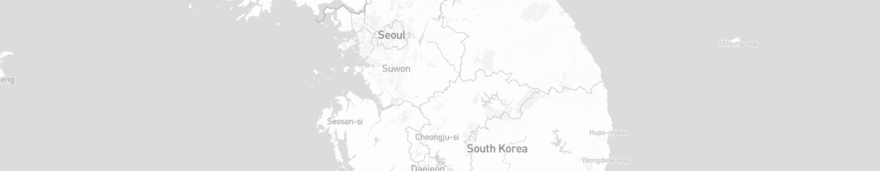 Map of South Korea